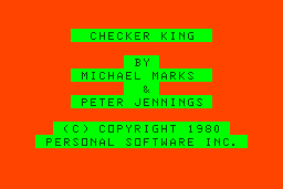 Checker King abandonware